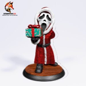 Ghost Face - Santa Claus STL 3D PRINTING